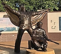 monument at Elvis' birthplace